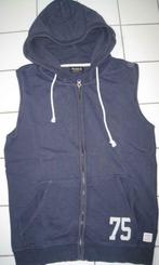 gilet sans manche à capuche Jack & Jones - garçon - homme -, Enlèvement ou Envoi, Porté, Bleu, Taille 46 (S) ou plus petite