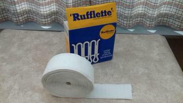 Rufflette gordijnmode  stof, Hobby & Loisirs créatifs, Enlèvement ou Envoi, Comme neuf, Blanc