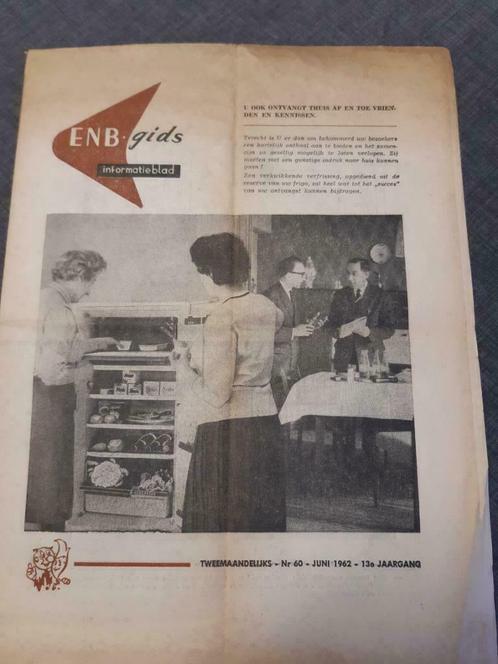 ENB gids informatieblad 1962, Boeken, Catalogussen en Folders, Gelezen, Folder, Ophalen of Verzenden