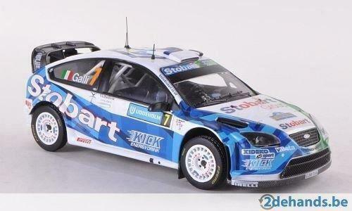 1:43 Ixo Ford Focus rs '07 WRC #7 Stobart 2008, Hobby en Vrije tijd, Modelbouw | Auto's en Voertuigen, Nieuw, Auto, Ophalen of Verzenden