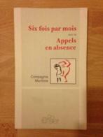 Six Fois par Mois & Appels en Absence - Compagnie Maritime, Comme neuf, Envoi