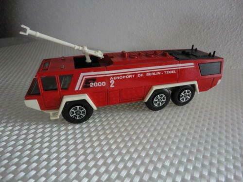 1:63 Solido Sides 2000 mk3 brandweer luchthaven Berlijn, Hobby en Vrije tijd, Modelbouw | Auto's en Voertuigen, Gebruikt, Auto