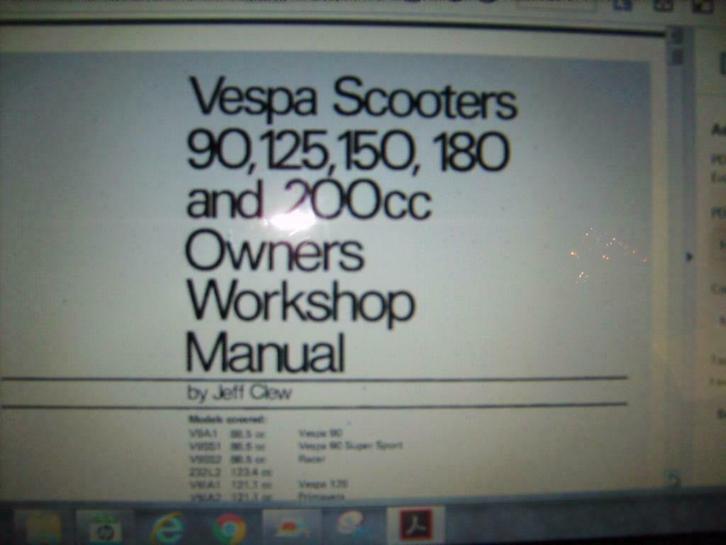 vespa werkboek dvd 1959 tot .. vespa 50 90 125 150 180 200, Motoren, Handleidingen en Instructieboekjes, Ophalen of Verzenden
