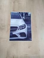 Canvas zwart wit Mercedes, Huis en Inrichting, Woonaccessoires | Schilderijen, Tekeningen en Foto's, Minder dan 50 cm, Nieuw, Ophalen of Verzenden
