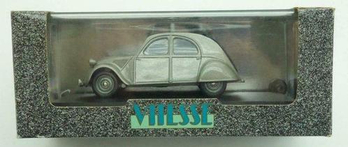 1:43 oude Vitesse 521.1 Citroen 2CV 1948 open dak grijs, Hobby en Vrije tijd, Modelbouw | Auto's en Voertuigen, Gebruikt, Auto