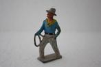 Hele oude Cowboy met lasso - Britains - Metaal - Mooie staat, Collections, Jouets miniatures, Utilisé, Enlèvement ou Envoi