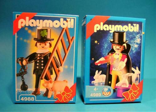 Playmobil - -Schoorsteenveger & Tovenaar -4988-4989-Vintage, Enfants & Bébés, Jouets | Playmobil, Neuf, Ensemble complet, Enlèvement ou Envoi