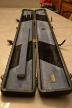 Cheddar Classics blauw leren vintage 3/4 snooker keu koffer