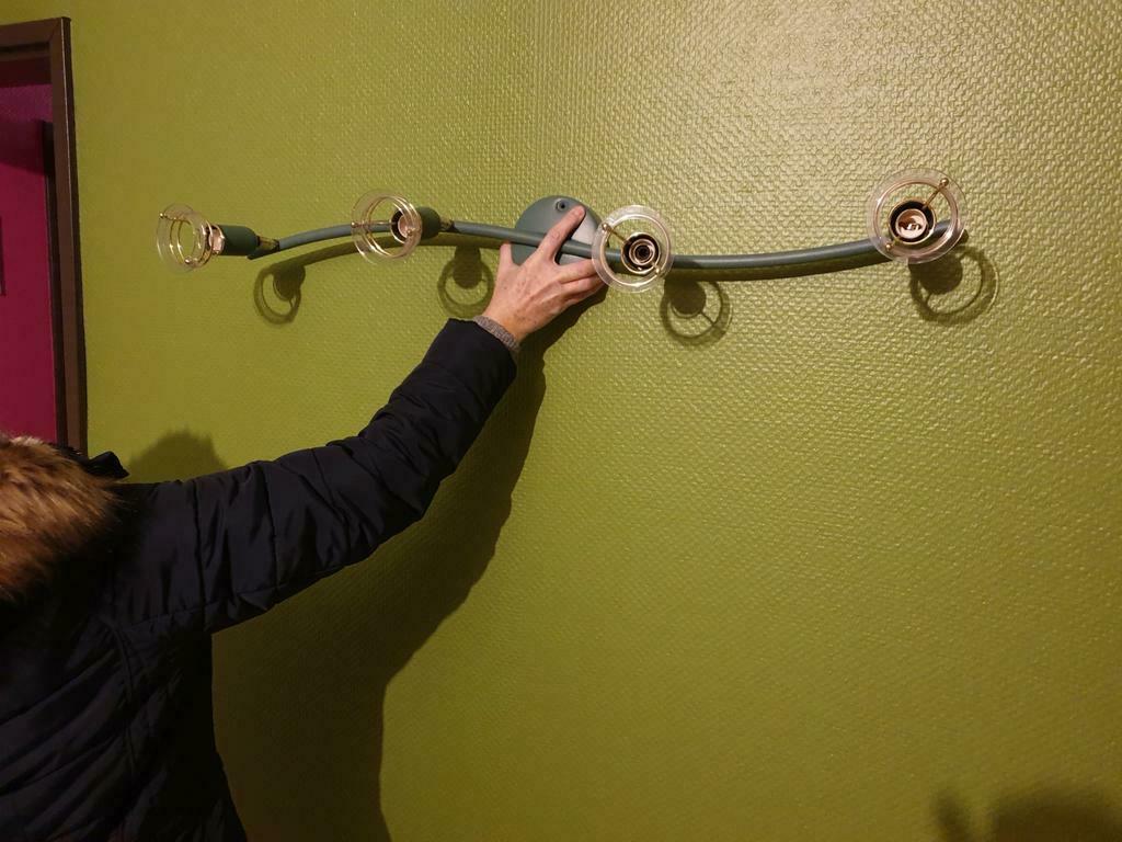 Lustre, Maison & Meubles, Lampes | Abat-jour, Enlèvement, Comme neuf, Rouge, Rond