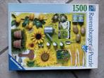 Ravensburger puzzle 1500 pièces : mon jardin, Comme neuf, Puzzle