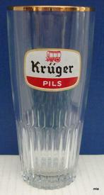 Bier brouwerij glas  Kruger koets, Verzamelen, Glas en Drinkglazen, Ophalen of Verzenden, Zo goed als nieuw, Bierglas