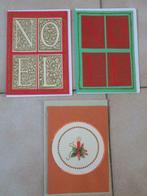 Lot n22 : 3 cartes de voeux artisanales, Noël, Enlèvement ou Envoi, Neuf