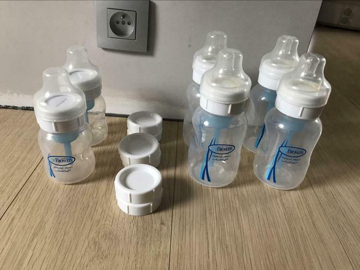 Dr Brown papflessen 150 en 300ml, Kinderen en Baby's, Babyvoeding en Toebehoren, Gebruikt, Overige typen, Ophalen of Verzenden