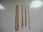 1 collier et 2 bracelets en or plaqué, Autres matériaux, Utilisé, Enlèvement ou Envoi, Or