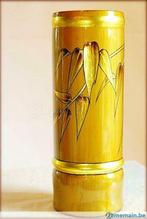 Vase laqué en bambou F123, Maison & Meubles, Accessoires pour la Maison | Vases, Utilisé, Enlèvement ou Envoi