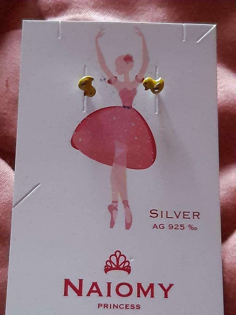 juwelen, Bijoux, Sacs & Beauté, Boucles d'oreilles, Jaune, Enlèvement, Argent, Neuf