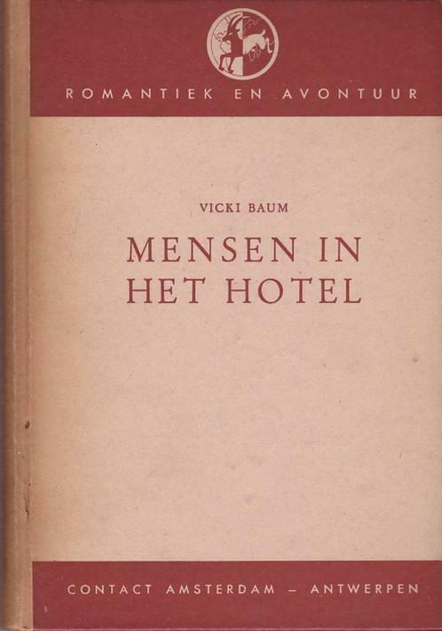 Vicki Baum, Mensen in het hotel., Livres, Romans, Utilisé, Europe autre, Enlèvement ou Envoi