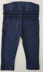 Donkerblauwe legging met ruches - Zeeman - maat 68 - meisje, Enfants & Bébés, Vêtements de bébé | Taille 68, Comme neuf, Fille