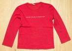 Rode T-shirt Benetton, maat XS/4-5 jaar, Enfants & Bébés, Vêtements enfant | Taille 104, Garçon ou Fille, Chemise ou À manches longues