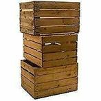 caisses en bois de pommes, Ophalen, Gebruikt, Hout