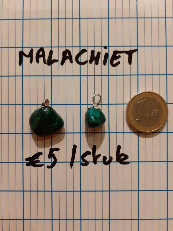 malachiet hanger, Handtassen en Accessoires, Edelstenen, Nieuw, Ophalen of Verzenden