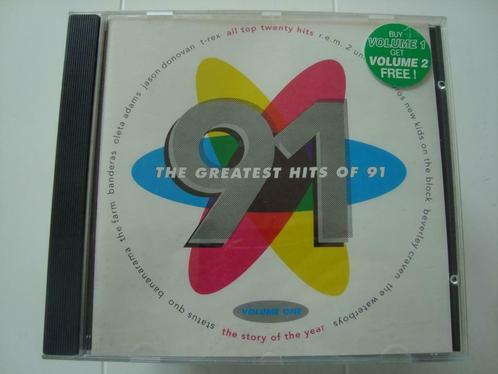 CD The Greatest Hits of 91 vol. 1, CD & DVD, CD | Compilations, Pop, Enlèvement ou Envoi