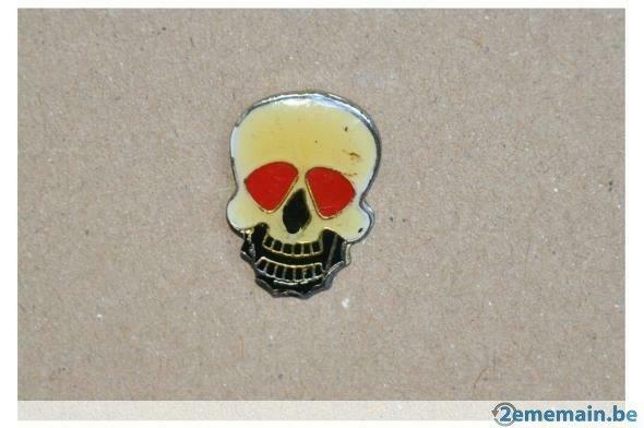 pin's tête de mort biker n°2, Ophalen of Verzenden, Gebruikt