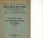Revue belge des livres documents et archives de la guerre 19, Livres, Utilisé