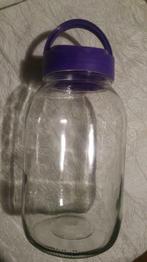 Bocal bouteille avec bouchon et poignée vishy 3L, Maison & Meubles, Comme neuf, Enlèvement ou Envoi