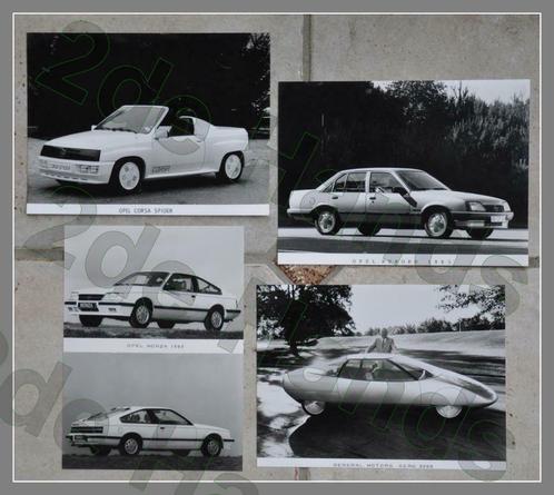 Persfoto's OPEL MANTA, MONZA, REKORD, CORSA, AERO 2000, Verzamelen, Foto's en Prenten, Foto, Verzenden