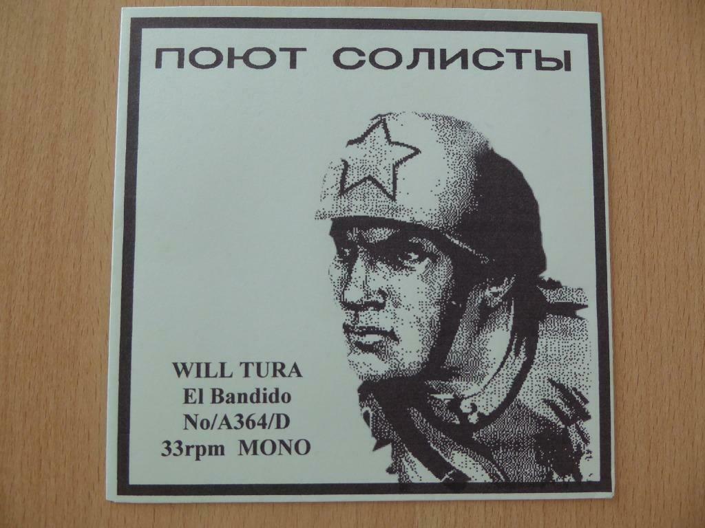WILL TURA : EL BANDIDO(FLEXI SINGLE), Cd's en Dvd's, Vinyl | Nederlandstalig, Ophalen of Verzenden, Zo goed als nieuw, Overige formaten