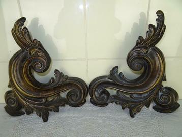 Rococo Pétards antiques en bronze art curiosités  ca 1800, Enlèvement ou Envoi, Bronze