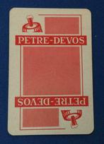Speelkaart bier brouwerij Petre Devos, Comme neuf, Enlèvement ou Envoi