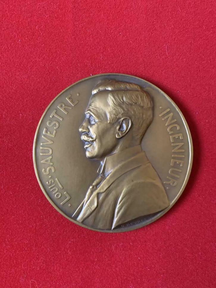 Mijnbouw, Postzegels en Munten, Penningen en Medailles, Brons, Ophalen