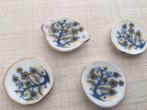 Miniatuur porseleinen poppenservies : Reutter ?, Verzamelen, Poppetjes en Figuurtjes, Ophalen of Verzenden