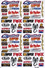 Renthal Bel-Ray DID Acerbis UFO Arai stickerset motor helm, Motoren, Accessoires | Stickers