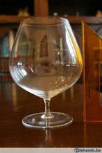 3 reuze grote cognac glazen (9 cm opening), Ophalen, Gebruikt, Glas of Glazen