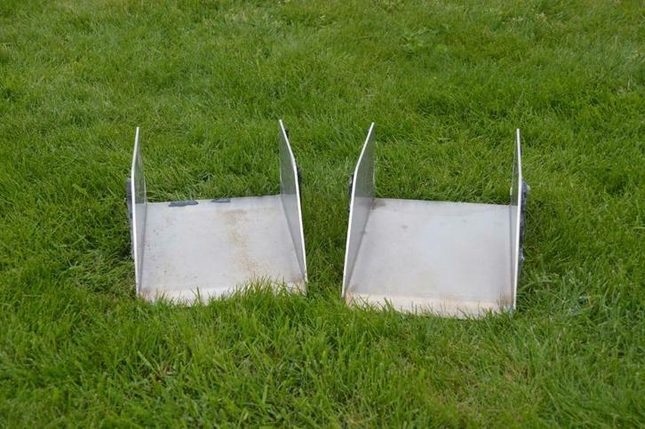 .Vijver wateruitloop van RVS  -  2 stuks, Tuin en Terras, Vijver-toebehoren, Gebruikt, Vijverfilter, Ophalen