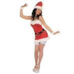 Widmann 15451 Miss Santa kostuum volwassenen fluweel S, Nieuw, Ophalen of Verzenden