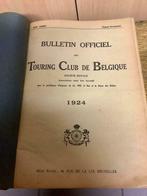 Livre bulletin officiel du Touring Club de Belgique 1924, Touring club de Belgique
