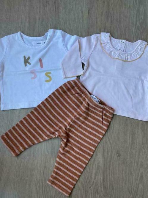P’tit Filou - Setje: 2 longsleeves + broekje. Maat 62, Kinderen en Baby's, Babykleding | Maat 62, Gebruikt, Meisje, Setje, Ophalen of Verzenden
