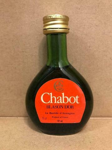 Chabot - Blason d'Or - Mignonnette d'alcool - 3 cl, Neuf, Enlèvement ou Envoi, Pleine, Autres types