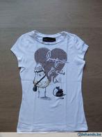 ZARA - Leuke witte T-shirt. Maat S. Nieuwstaat!, Vêtements | Femmes, T-shirts, Comme neuf, Zara, Manches courtes, Taille 36 (S)
