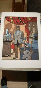 Sérigraphie Blake et Mortimer Juillard, Collections, Comme neuf, Enlèvement ou Envoi