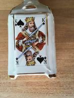 Originele porseleinen karaf met kaart motief, Enlèvement ou Envoi, Utilisé