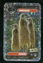 Carte des suricates HÉROS DE NOTRE PLANÈTE 83/216,, Collections, Comme neuf, Enlèvement ou Envoi