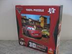 ✅ Puzzle 3D Visual effect - Cars 2 - 25 pièces, Ophalen of Verzenden, 10 tot 50 stukjes, Zo goed als nieuw, 2 tot 4 jaar