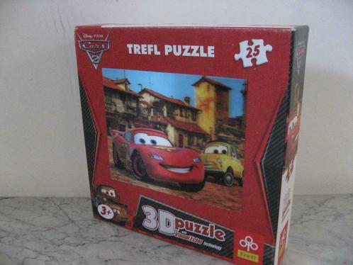 ✅ Puzzle 3D Visual effect - Cars 2 - 25 pièces, Kinderen en Baby's, Speelgoed | Kinderpuzzels, Zo goed als nieuw, 2 tot 4 jaar