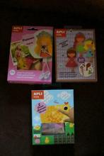 Apli Kids - 3 creatieve knutsel spelletjes, Nieuw, Ophalen of Verzenden, Knutselen