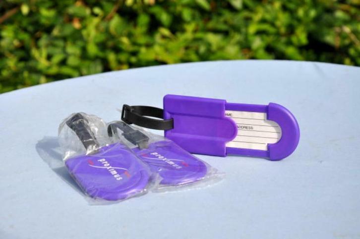 § 3 nominettes plastifier de valise, Bijoux, Sacs & Beauté, Valises, Neuf, Plastique dur, Enlèvement ou Envoi